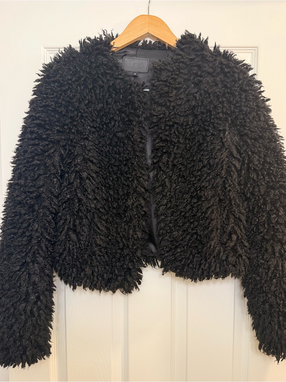 UGG Black Faux-Shearling Jacket